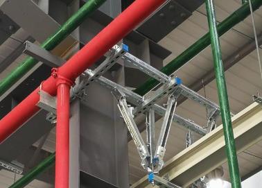 石门该抗震支架的整体式支吊架结构协调性好